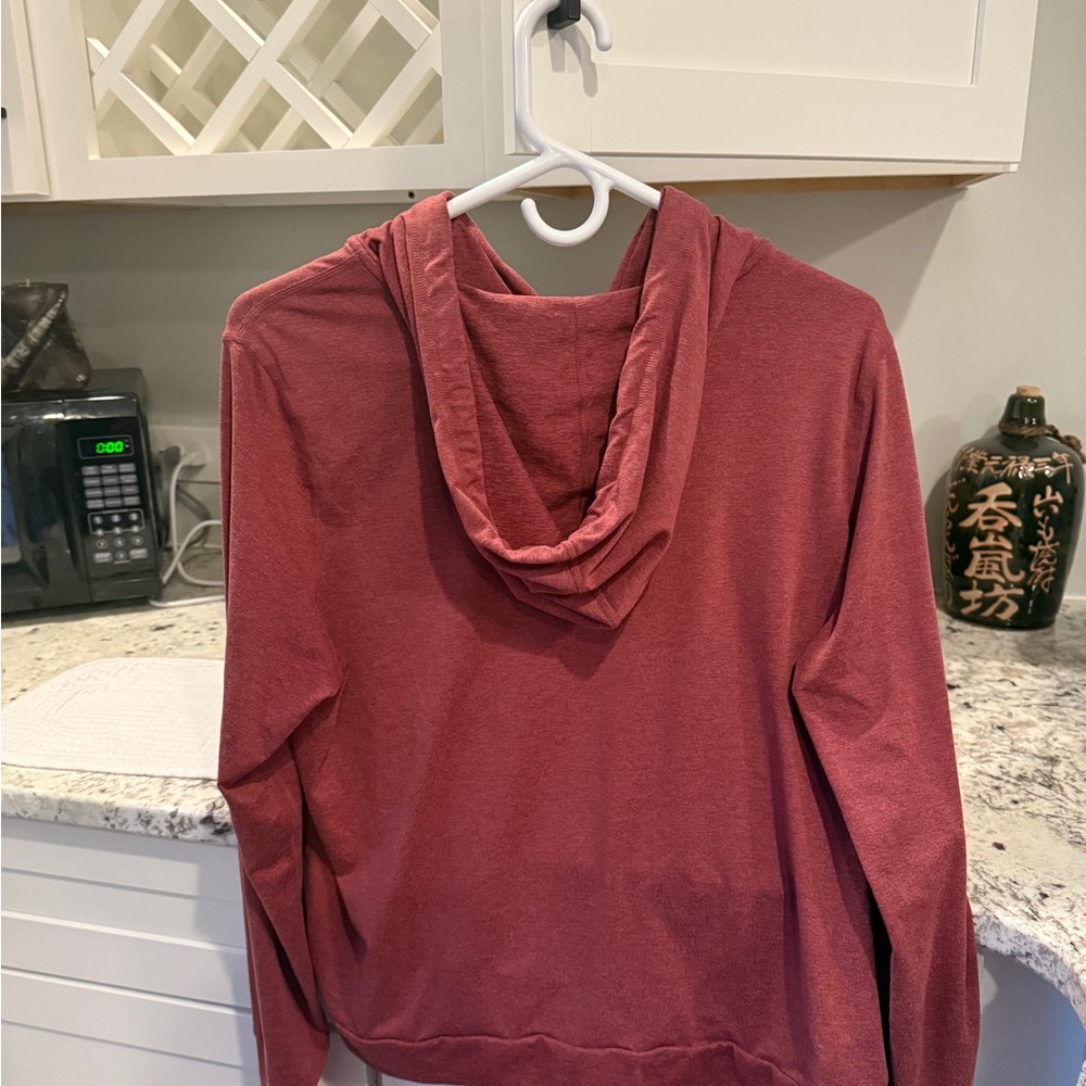 Womens Red Hoodie Sweater - Picture 3 of 3